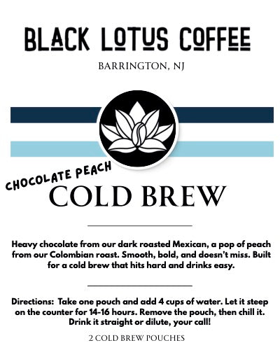 **Limited** Chocolate Peach Cold Brew